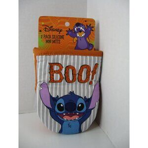 Disney Stitch 2 Pack Silicone Mini Mitts Boo! Design